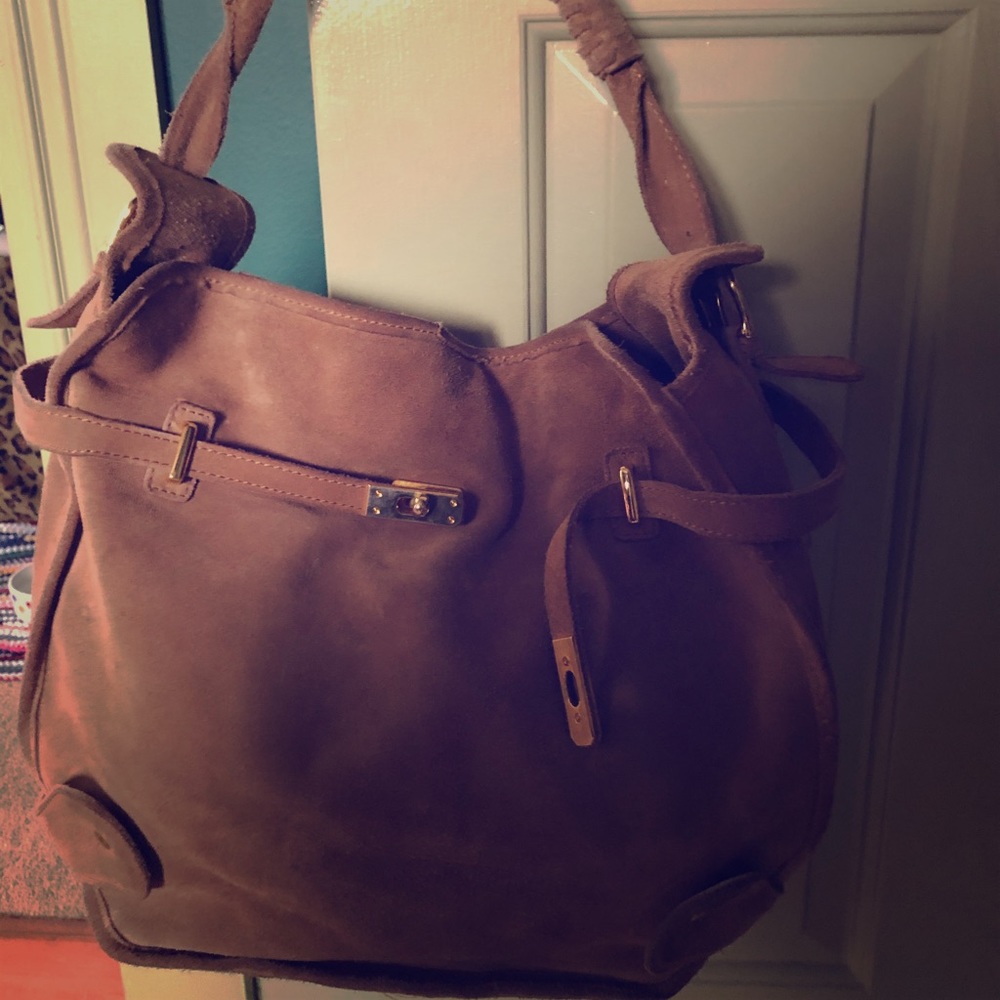 Veda Vendetta Suede Hobo Bag